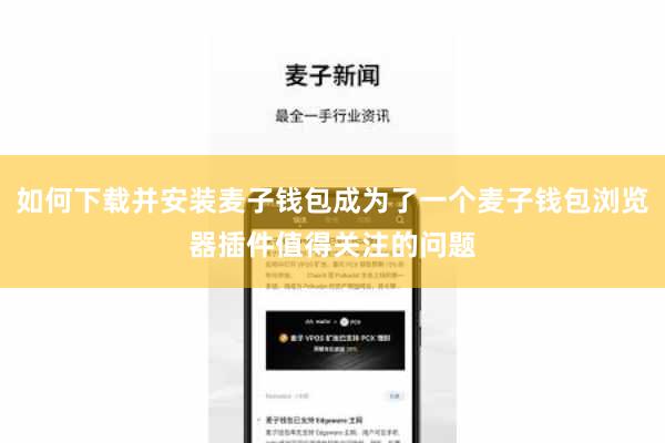 如何下载并安装麦子钱包成为了一个麦子钱包浏览器插件值得关注的问题